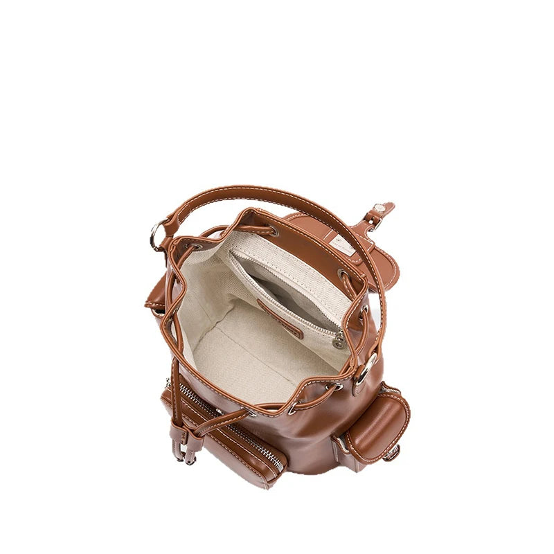 Brand Luxury Genuine Leather Backpack Large Capacity Versatile High-end Backpack Texture Fashion Travel Backpack Messenger Bag