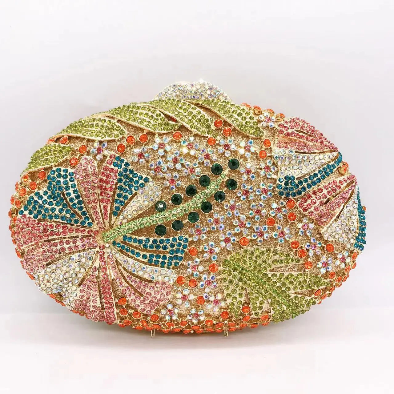 Blue/Yellow/White Multicolored Diamond Crystal Clutch Rhinestone Women Clutches High Quality Phone Wallet Best Party Purse Bag