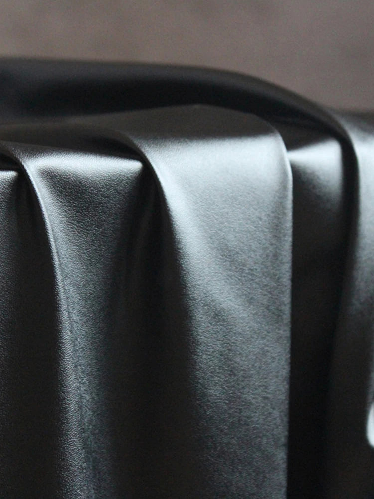 Women Sexy PU Leather Mini Skirt Full Zip Ladies High Waist Stretch Black Matte Leather Bodycon Pencil Skirt Party Custom