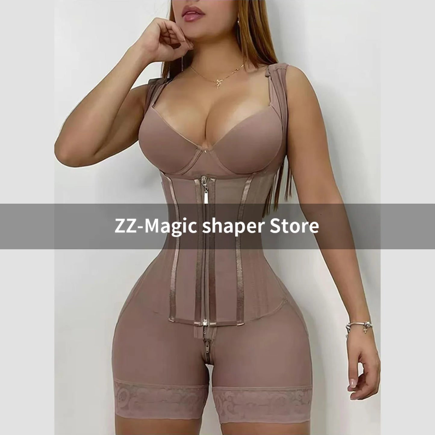 Fajas Colombianas Postpartum Girdles for Women Double Compression Shapewear Full Body Slimming Waist Trainer Flat Belly Corset