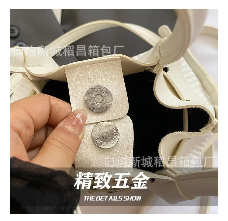2025 Exclusive Summer Mini Bucket Bag Women, Premium Underarm Shoulder Purse Luxury Chic Crossbody Bag Small Aesthetic