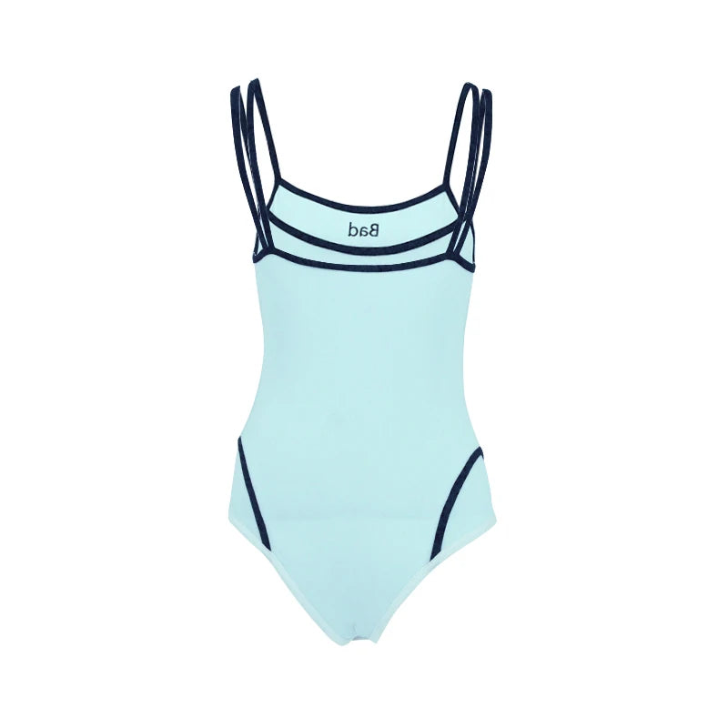 Women Sports Bodysuits Solid Summer Sexy Sling Sleeveless Casual Slim Bodysuits Fashion O-Neck Embroidery Letter Skinny Rompers