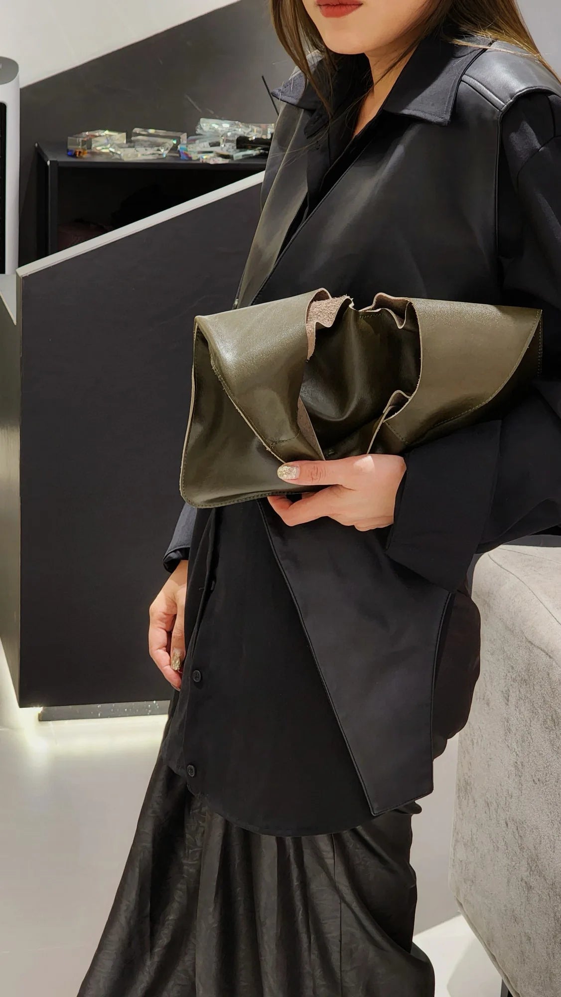 Original Designer Brand Leather Handle Dumplings Cloud Bag Underarm Shoulder Crossbody Bags for Women Hot Selling