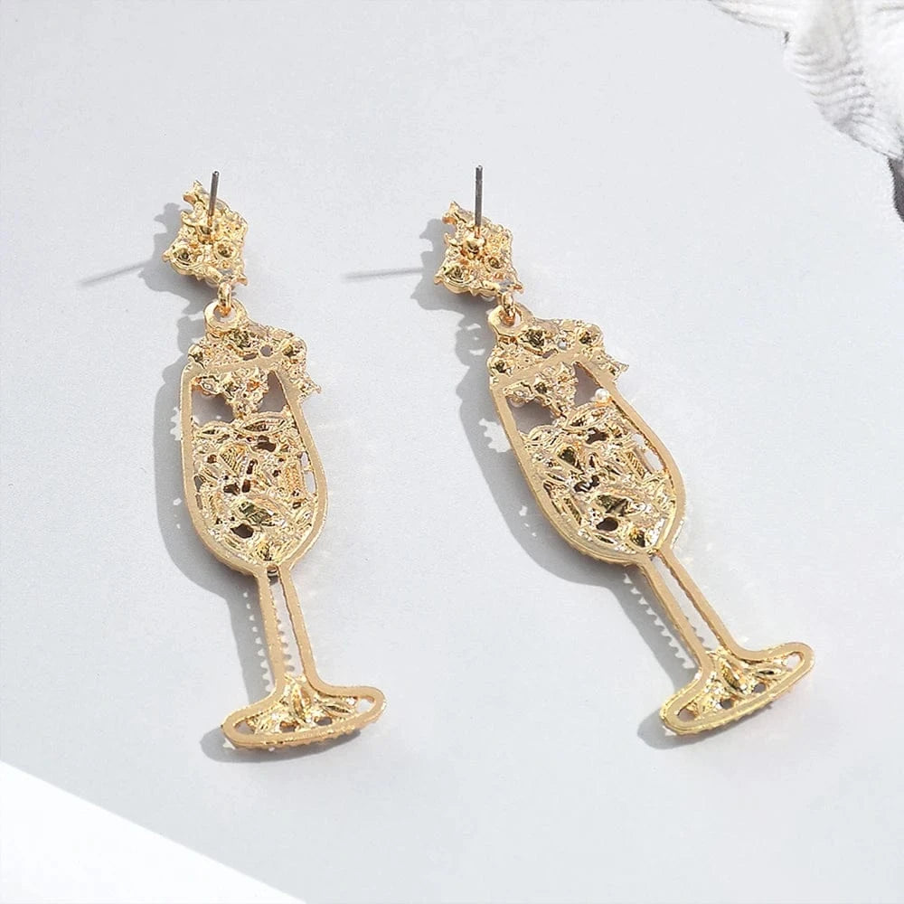 New Design Crystal Pearl Metal Drop Earrings High Quality Fashion Jewelry Accessories For Women Wholesale