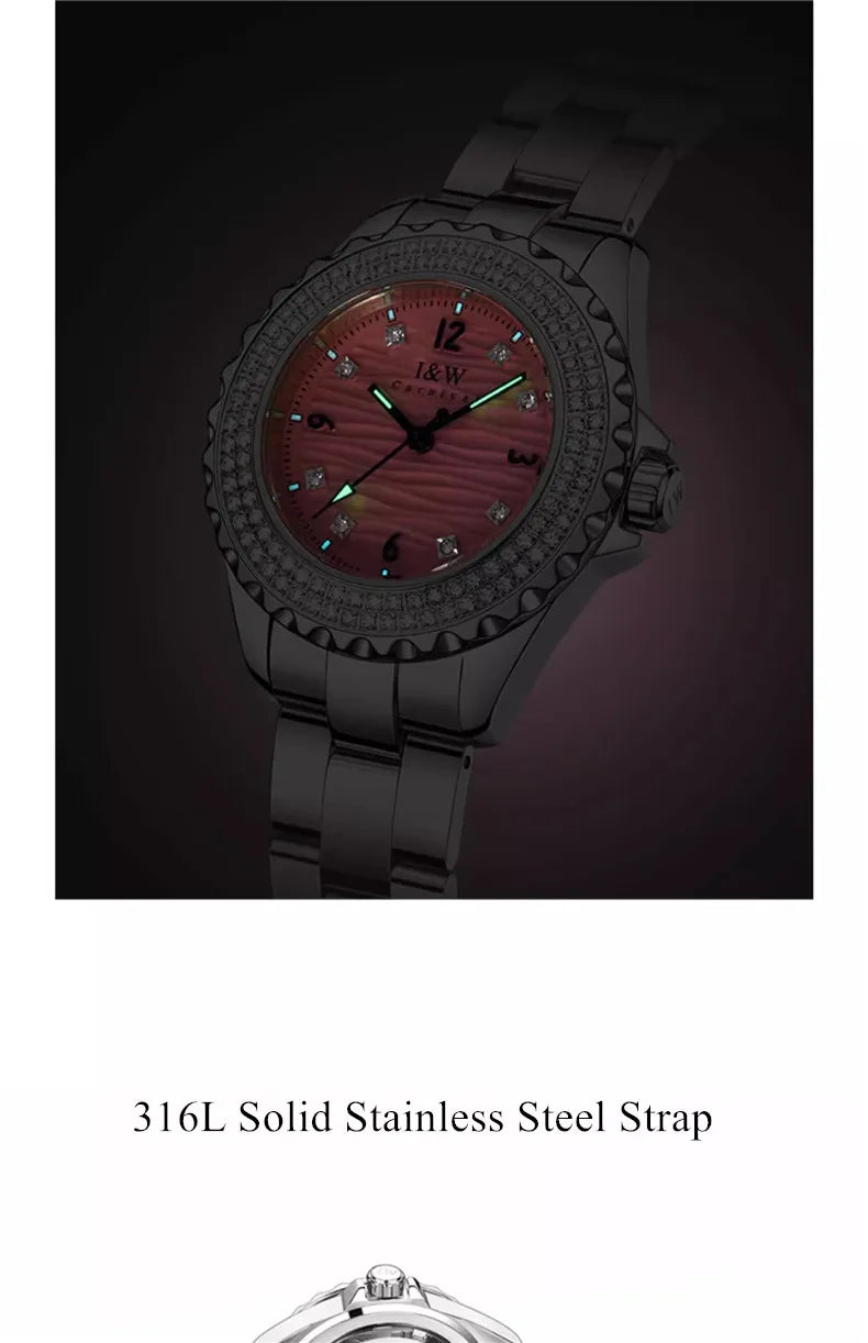 CARNIVAL Woman Fashion Quartz Wristwatches Ladies Brand Luxury Rose Gold Silver Watches Waterproof for Women Relojes De Mujer