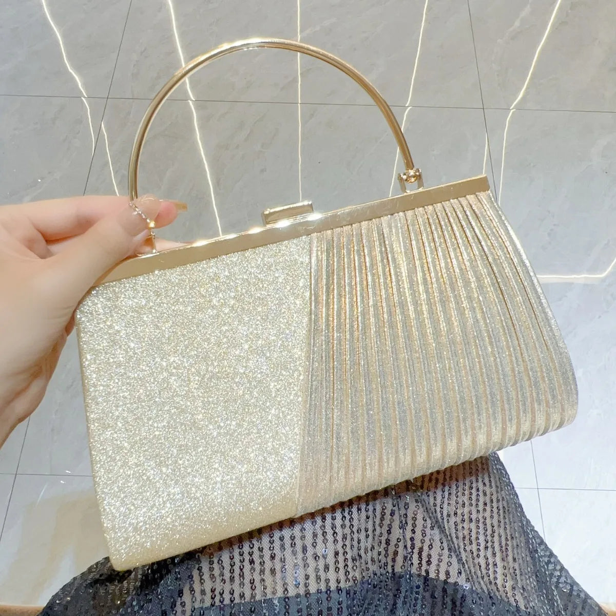 New Evening Women's Bag Luxury Brand Shiny Mini Handbag Colorful Diamond Large Capacity Mini Women's Shoulder Bag High Quality