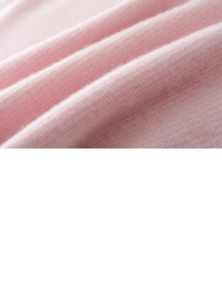 New Chic Women 100% Cashmere Scarf Autumn Winter Cashmere Knitted Tassel Long Shawls Row Style Basic Soft Warm Scarf Luxury Tops