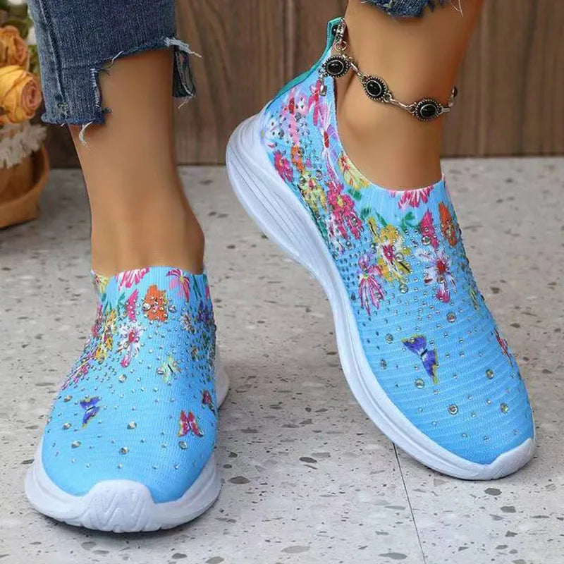 Shoes women 2025 new fashion fashion match color breathable single shoes women's shoes casual running shoes