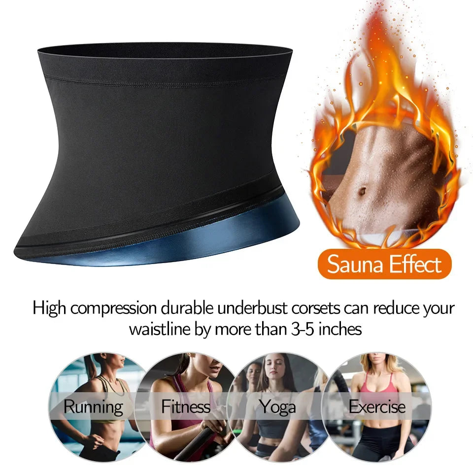 Postpartum Waist-fitted Shaping Belt For Women Sweat-absorbent Tummy Control Sport Waistband Belly Cincher Tummy Control Belt