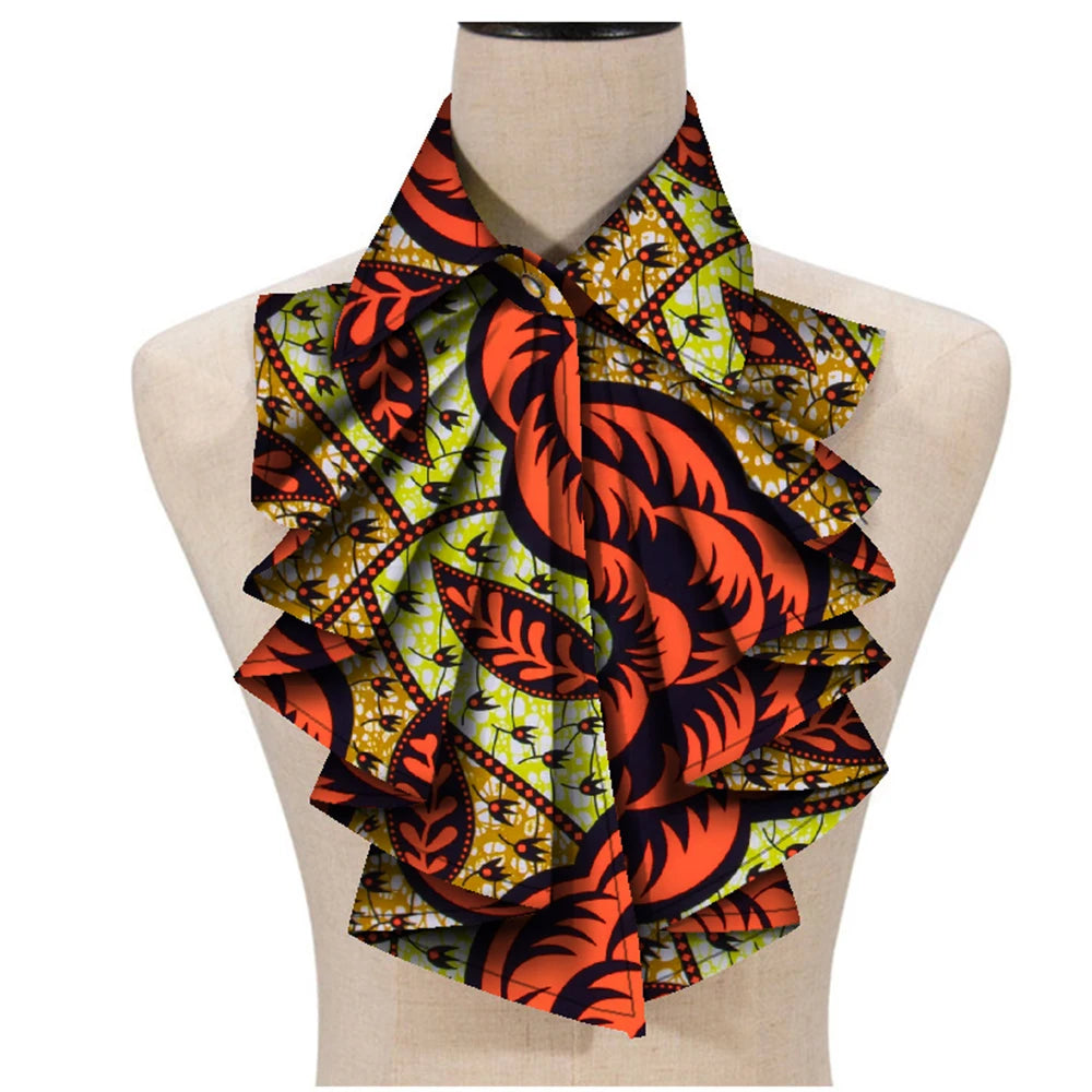 Handmade African Print Ankara Rope Necklace for Women