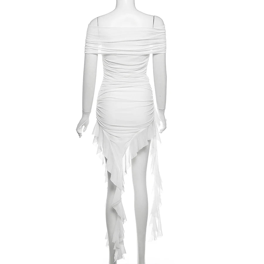 Sylcue Spring Bachelor Party Sweet Gentle Intellectual Tight Character Hot Mature Beautiful Girl Chest Tassel Dress