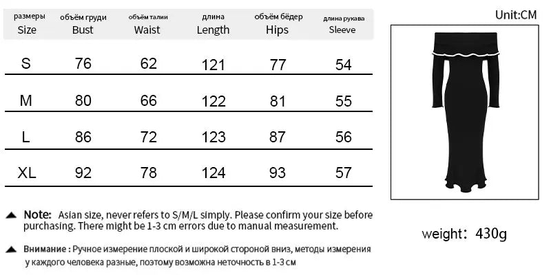 Women New Dresses Spring Fashion Long Sleeves High Quality Maxi Dress Black Sexy Backless Strapless Lady Elegant Dress Clothing