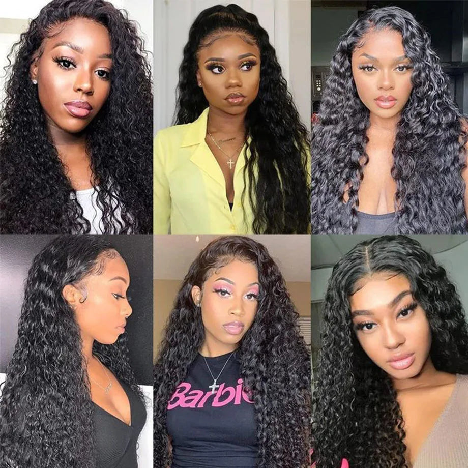 Hd Lace Wig 13x6 Human Hair Deep Wave Frontal Wig 30 40Inch Curly Wigs For Women Brazilian Hair 13x4 Water Wave Lace Front Wig