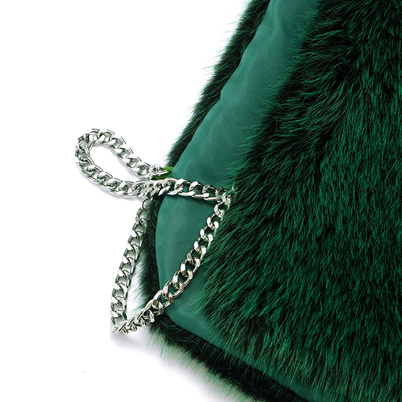 Weird Puss Turtleneck Furry Tank Tops Women Y2K Sexy Side Split Chic Fall Trend Midnight Basic Street Furs Hipster Clubwear Vest
