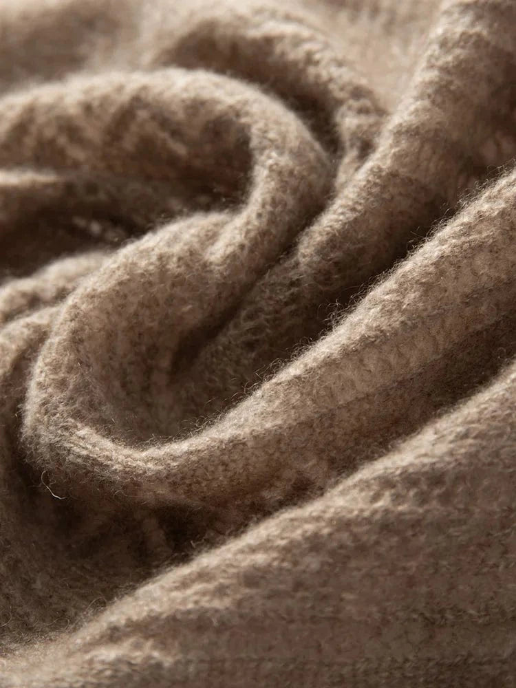 CHICUU Spring Summer Women 100% Cashmere Cape Thin Hollow Grace Chinese Style Shawls Cashmere Knitwear Sweater Wraps Luxury Top