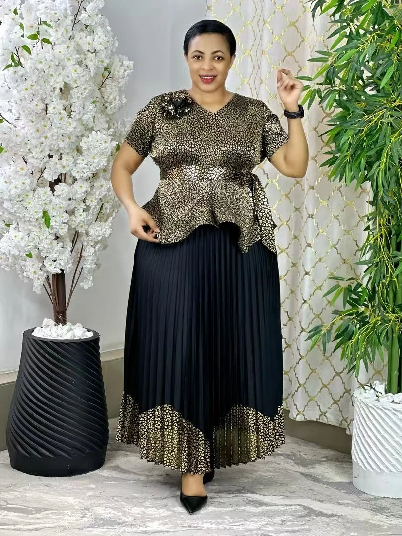 African Dashiki Robe Set