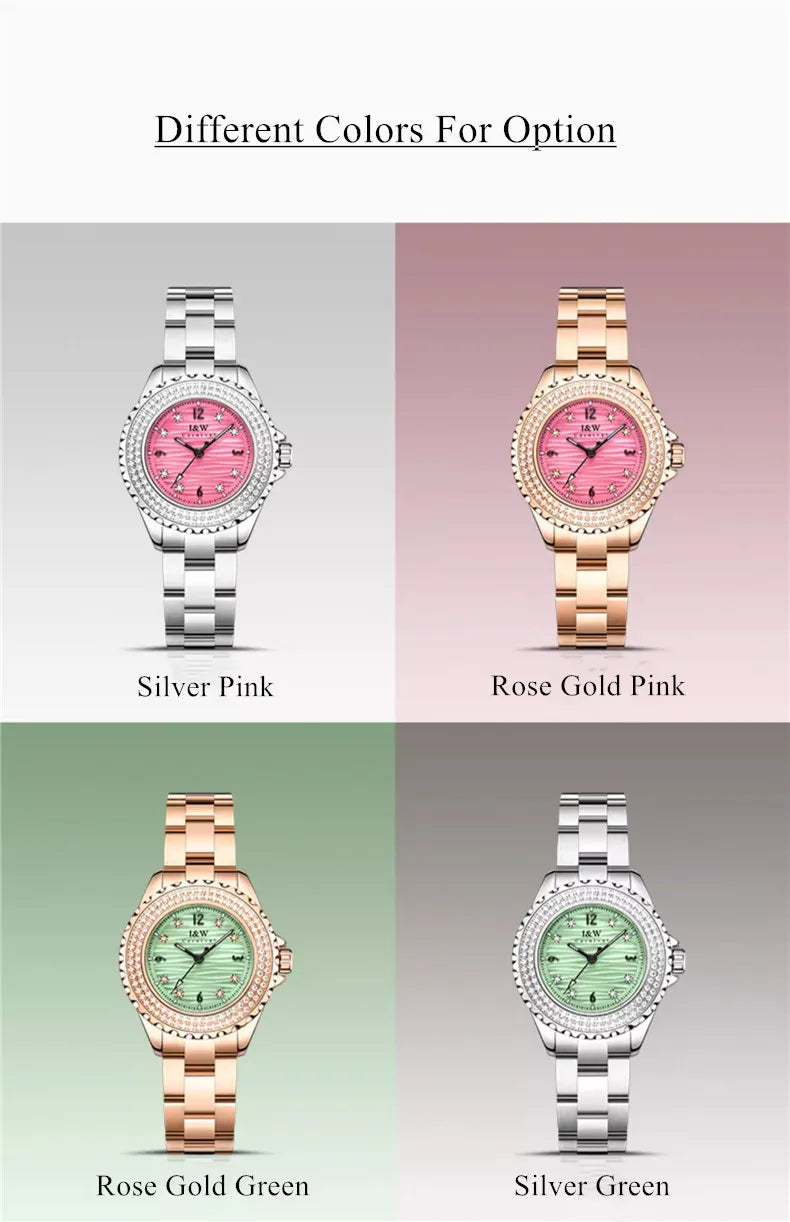 CARNIVAL Woman Fashion Quartz Wristwatches Ladies Brand Luxury Rose Gold Silver Watches Waterproof for Women Relojes De Mujer