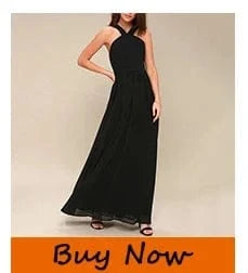 Fashion Women Summer Sleeveless Strap O neck Boho Dress Casual Long Maxi Evening Party Beach Backless Dress Sundress