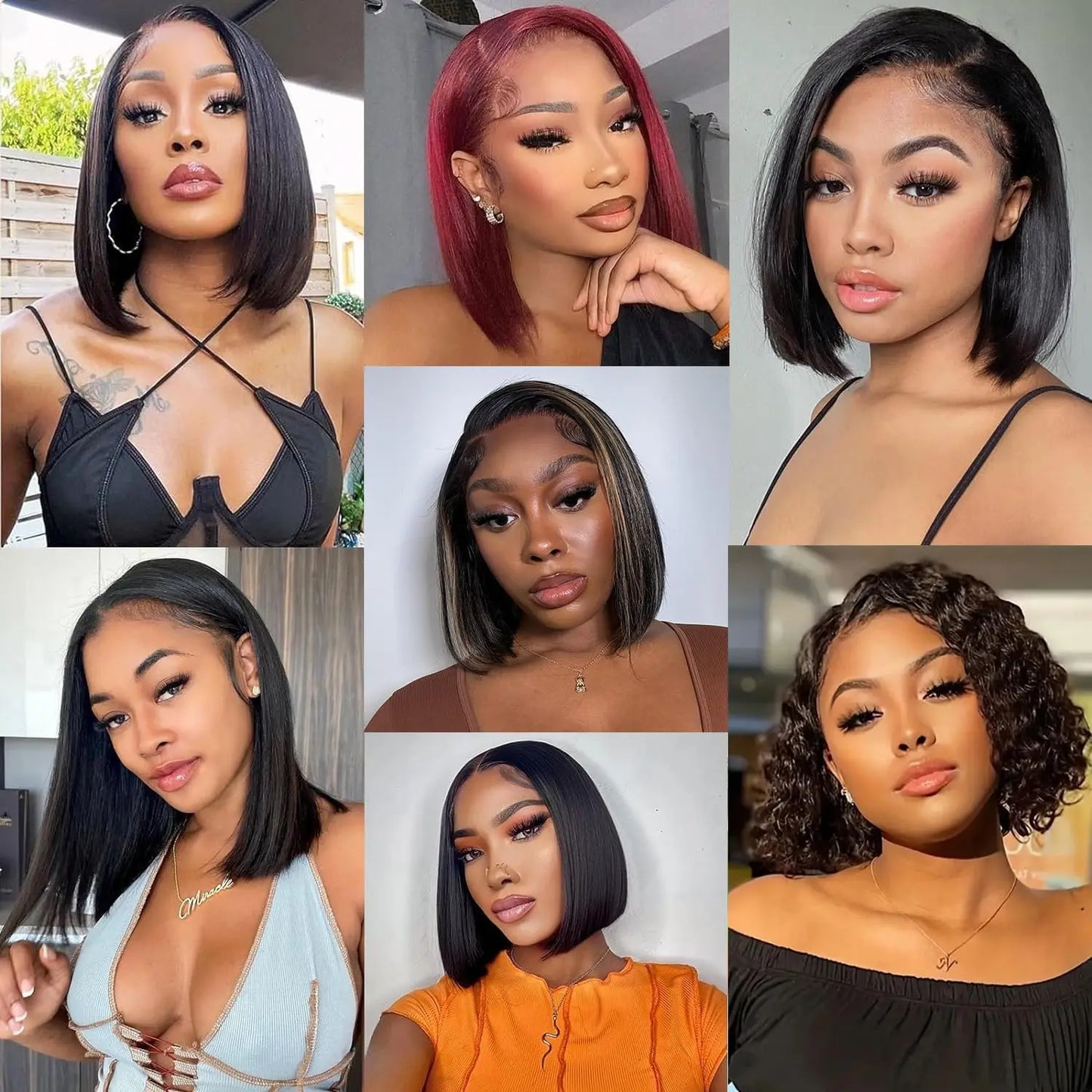 200% Density 12 14 16 Inch Straight Bob Vietnamese Black Human Hair Wig 13x4 4x4 Closure Lace Frontal Short Bob Human Hair Wigs