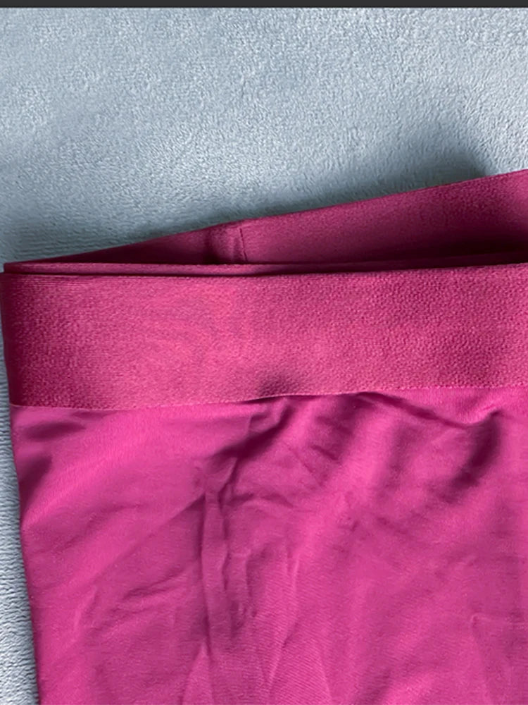 Sexy Women Pencil Pant Oil Glossy Shiny HIgh Elastic Smooth Pants Sheer See Through Yoga Tights Pants Sexy Dance Wear