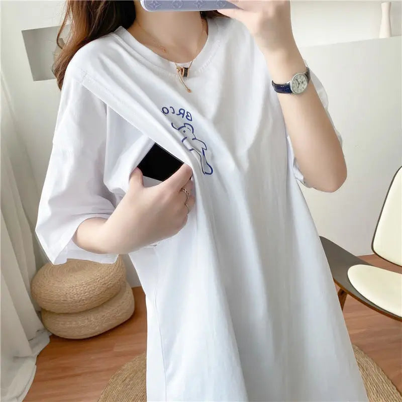 Woman Sexy Outdoor Sex T-Shirts Chest Exposed Costume Open Hole Shirt Erotic Breast Couple White Tanks Interesting Shirts