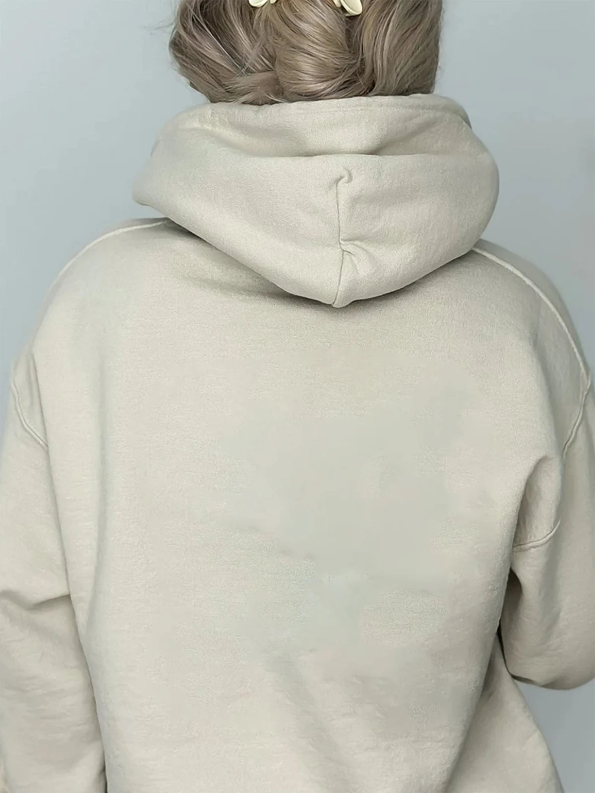 Halloween patterns Women Sweatshirt Hoodies Lightweight Cotton Hooded Sweatshirt - Breathable Fabric with Contrast Stitching