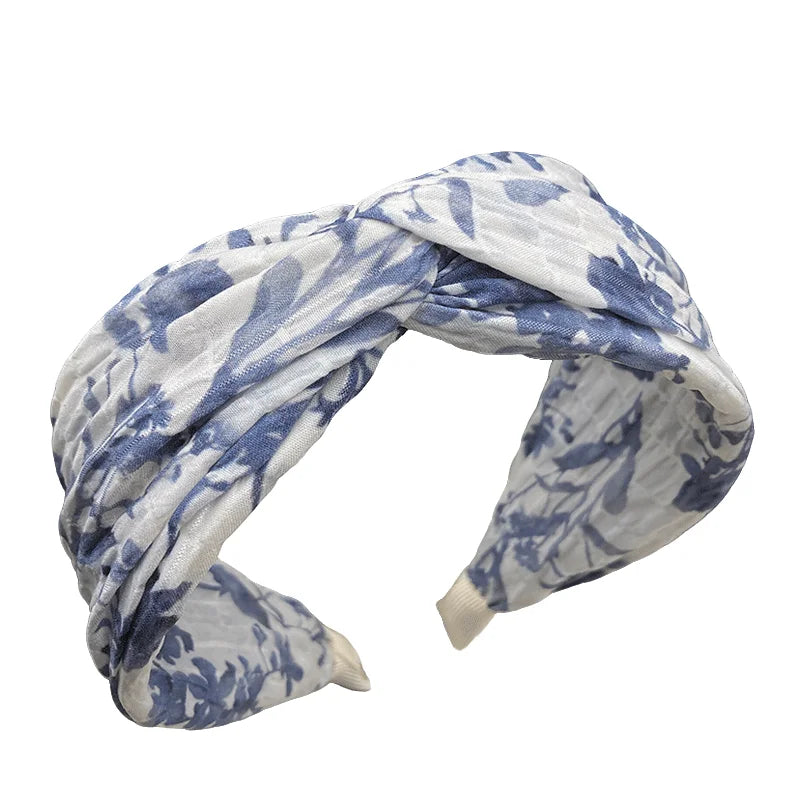 Soft Wide Edge Fabric Hair Washing Headband for Women