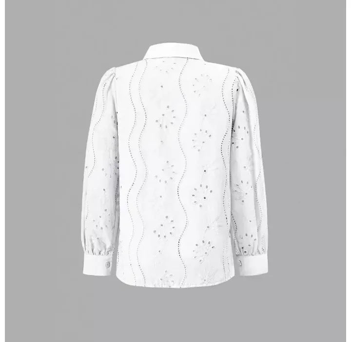 Sexy Pink Women Tops Single Breasted Solid Color Long Sleeved Collar Cardigan Shirt for Female Streetwear 2024 Autumn/Winter New