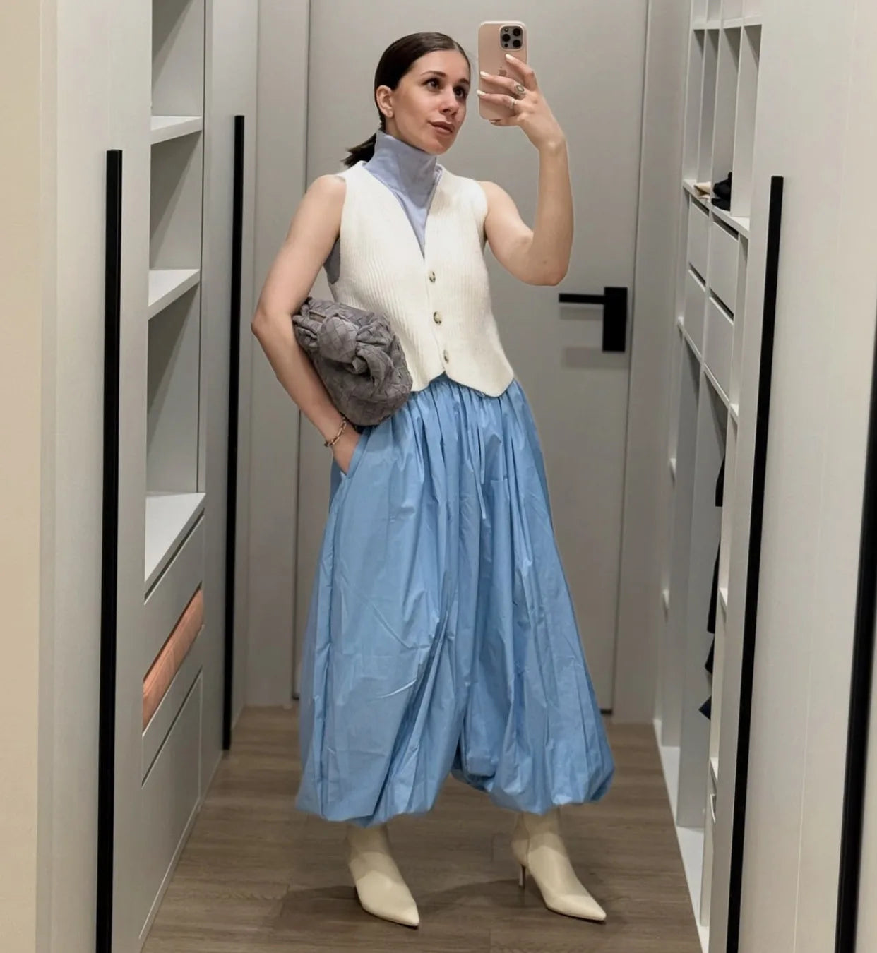 Tossy Summer Fashion Pocket Bloomers Female Trousers Pleated Loose High Waist Patchwork Bandage Streetwear Wide Leg Women Pants