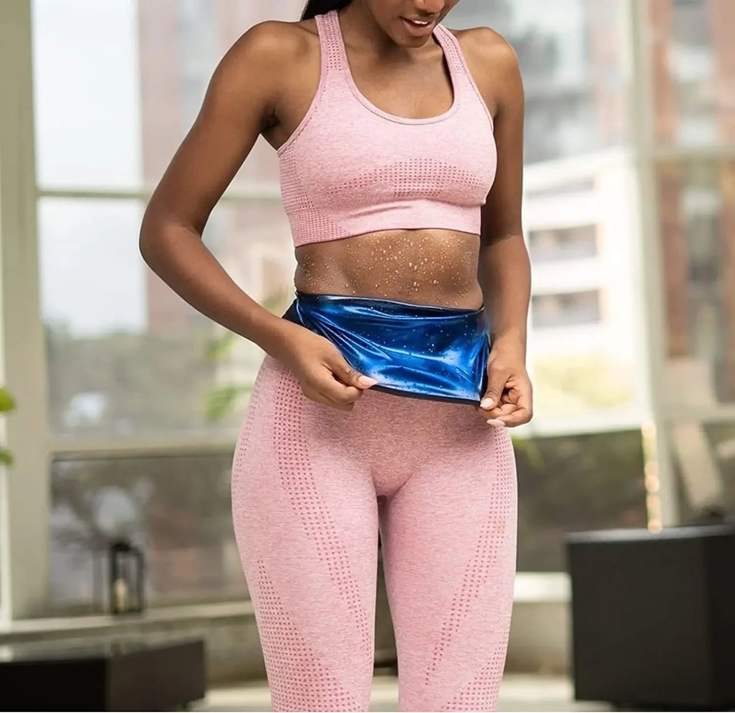 Postpartum Waist-fitted Shaping Belt For Women Sweat-absorbent Tummy Control Sport Waistband Belly Cincher Tummy Control Belt