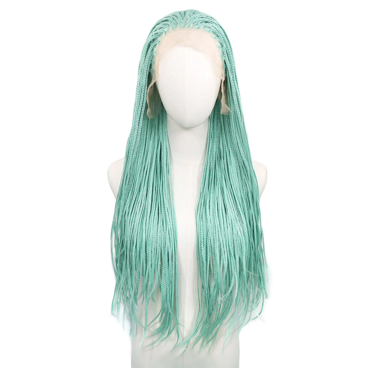 613 Blonde Box Braided Wigs Braids For Black Women 26Inch Long African Cornrow Crochet Braids Synthetic Hair 13x3 Lace Front Wig