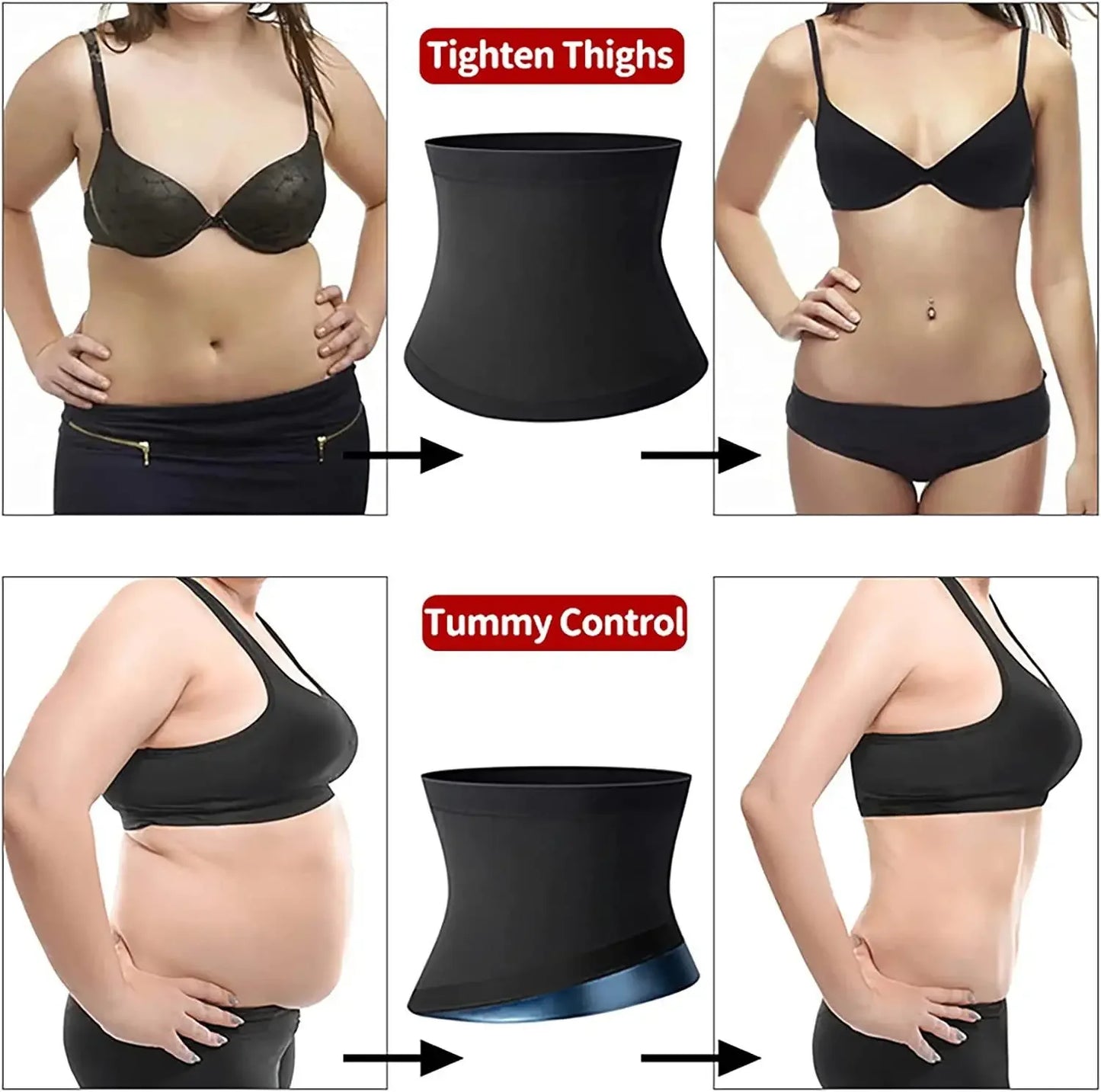 Postpartum Waist-fitted Shaping Belt For Women Sweat-absorbent Tummy Control Sport Waistband Belly Cincher Tummy Control Belt