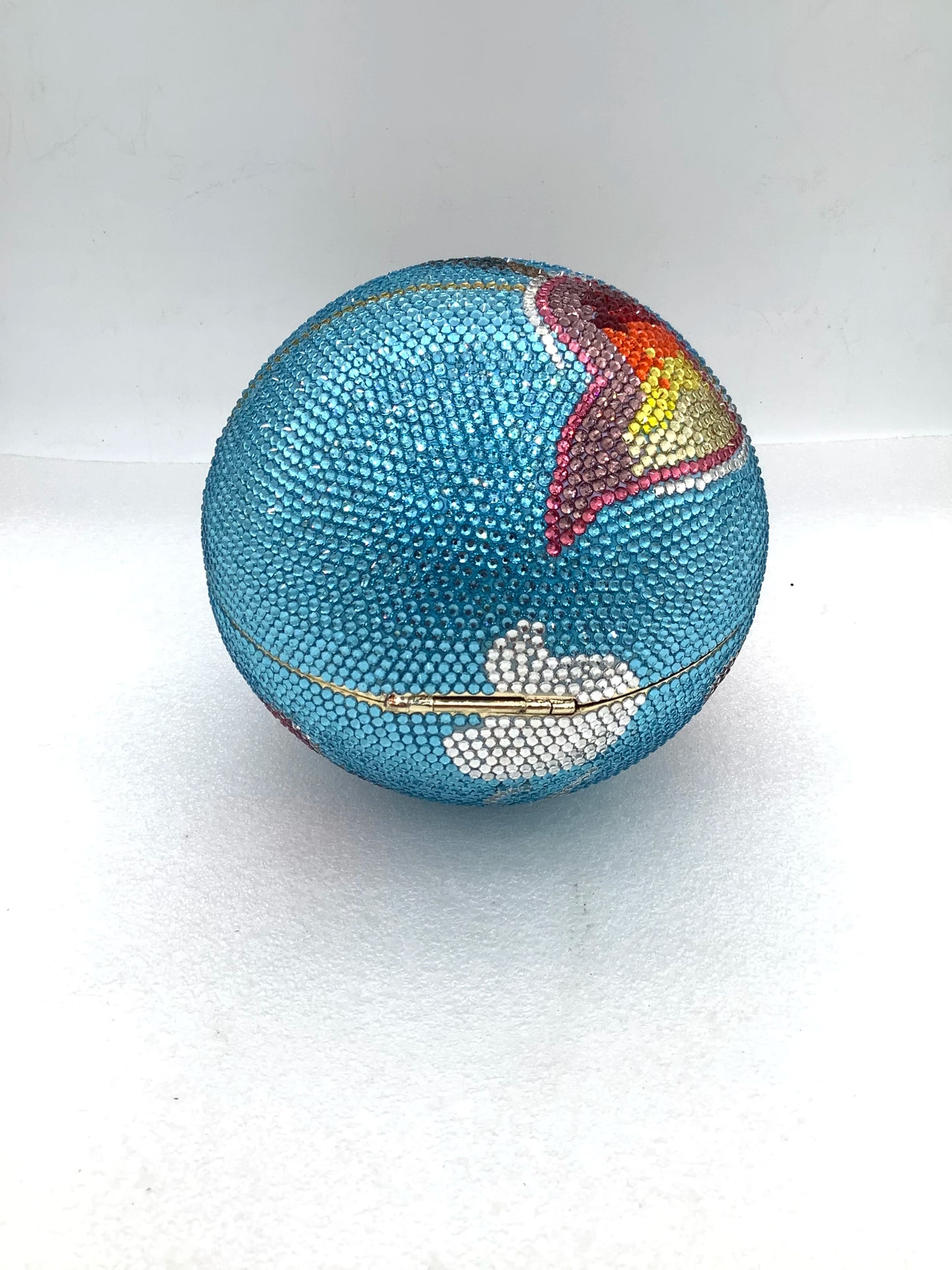 Women Color Blue Gems Clutch Bags Stones Evening Minaudiere Bag Women Crystal Handbags Wedding Bridal Rhinestone Clutch Purse