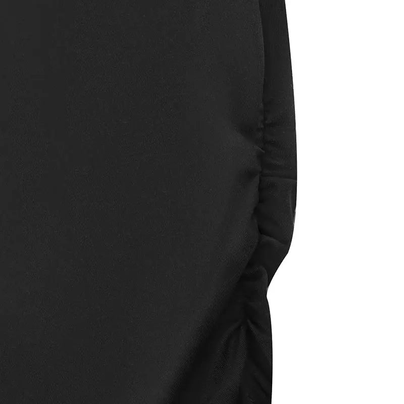 Women's Tank Maxi Skirt Spring New Two Piece Fashion Tank Black Sexy Split Skirt Lady Casual Slim Elegant High Quality Clothing