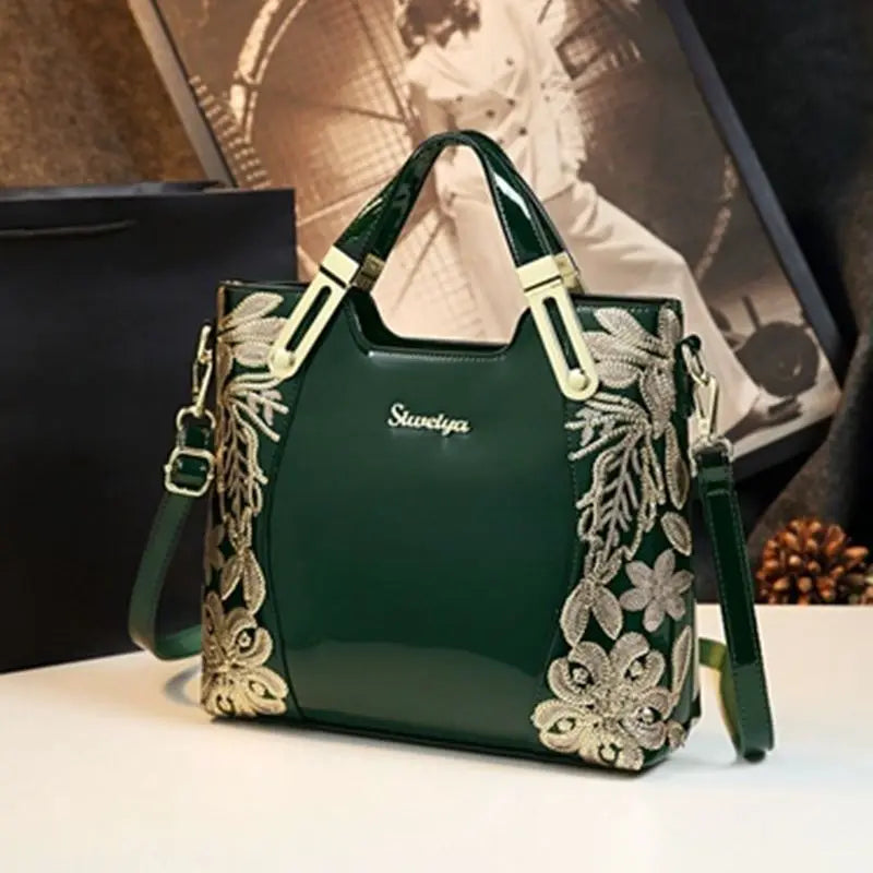 2025 New Fashion Patent Leather Handbag Shoulder Cross-body Handbags for Women Sac À Main Femme