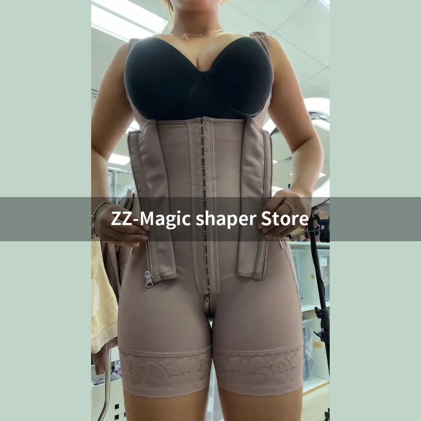 Fajas Colombianas Postpartum Girdles for Women Double Compression Shapewear Full Body Slimming Waist Trainer Flat Belly Corset