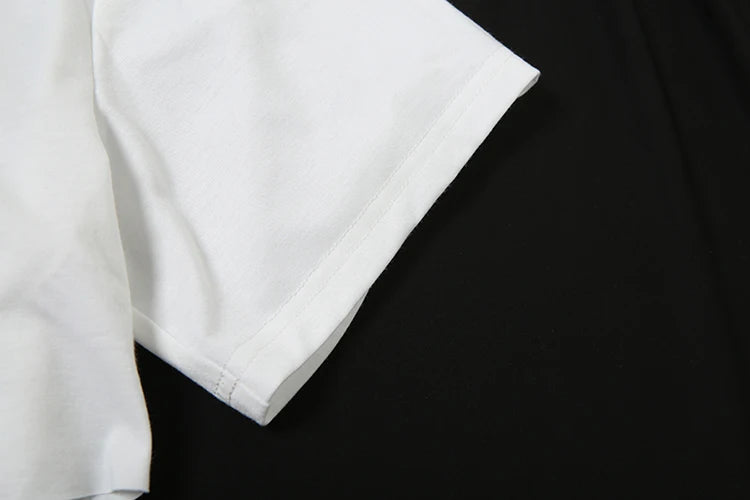 Weird Puss Letter Print Crop Tops Women Summer Trend Wild Biased Collar Street Skinny Simple Classic Streetwear Daily Soft Tees