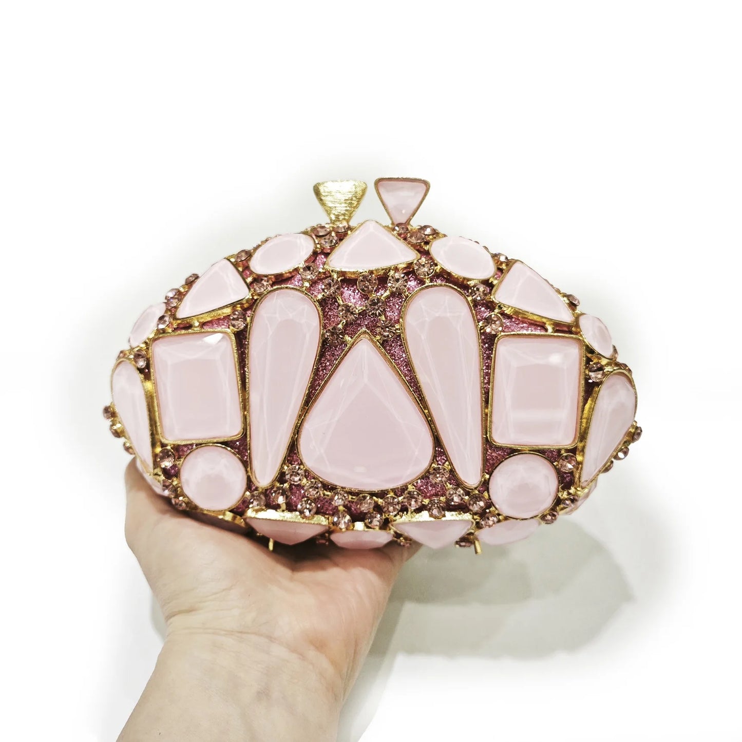 New Large Rhinestone Evening Bag Crystal Dinner Bag WHTUOHENG Diamond Clutch Women's Bag Luxury Formal Party Bags And Handbags