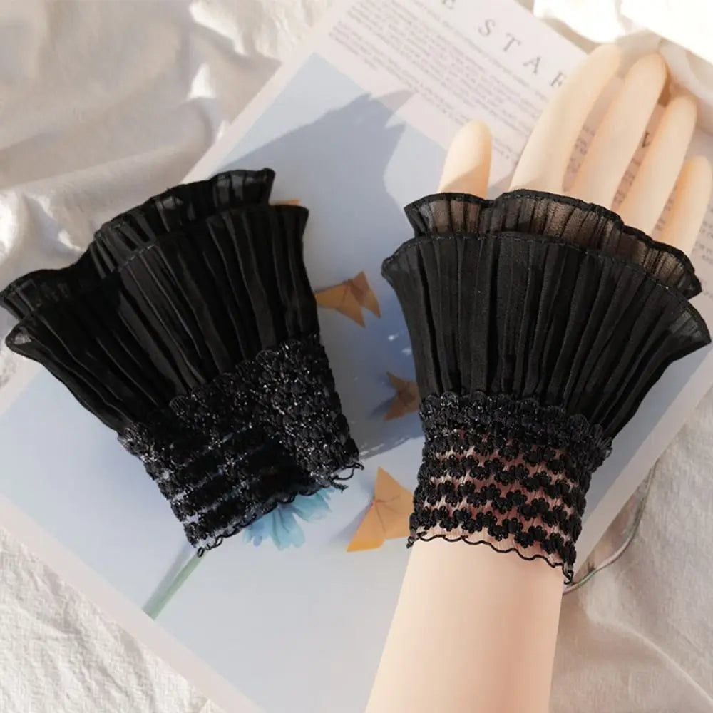 Detachable Lace Ruffle Sleeves