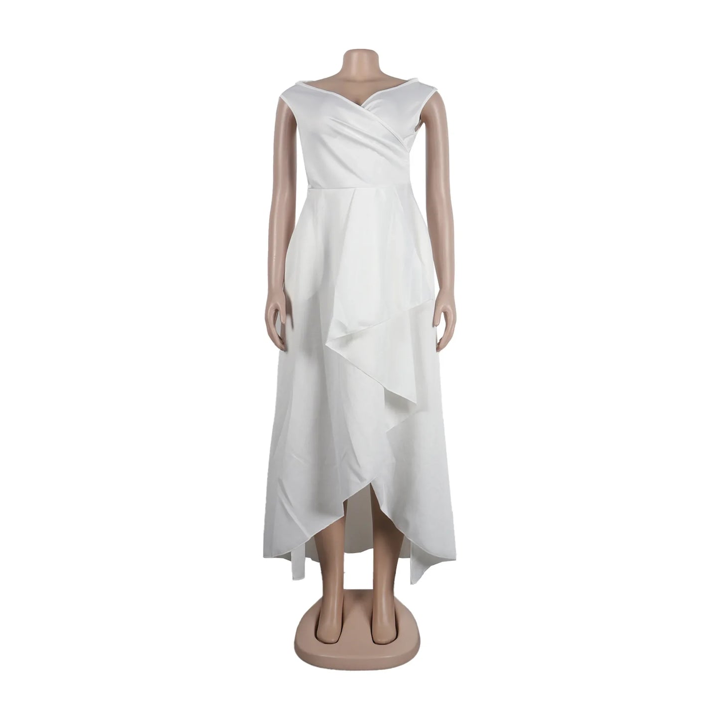 Sexy Slimming Solid Color Off-Shoulder Maxi Dress S10629 European And American Style Smooths Your Silhouette