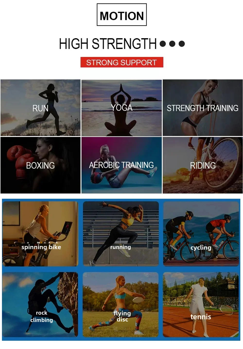 Uniqueprinting High Elasticity Leggings For Outdoor Sports Fitness Running Cycling Yoga New Cross-border Style