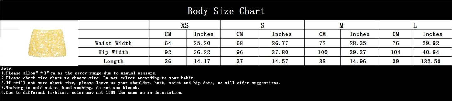 TRAFZA 2025 Spring Summer Sexy Butter Yellow Women Skirts Fashion Streetwear Beading Solid Straight Chic Ladies Mini Skirts