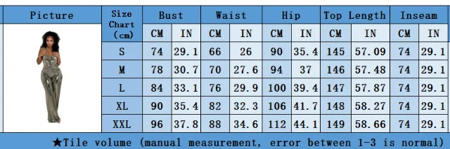 CM.YAYA Women Heaps Collar V-Neck Backless Wide Leg Straight Sleeveless Jumpsuits Spring Sexy One Piece Set Streetwear Outfits