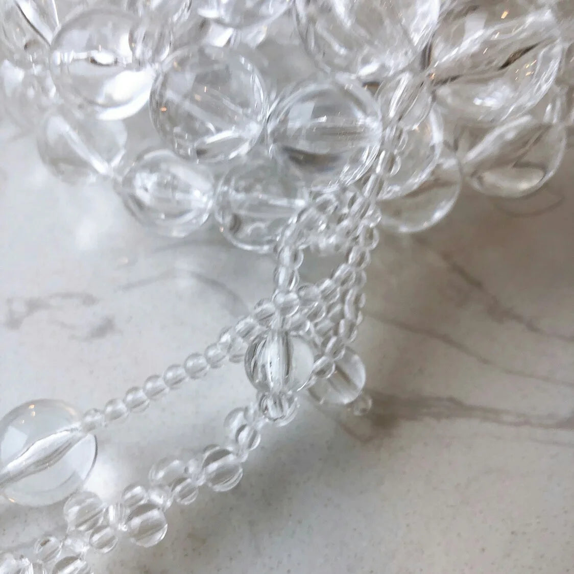 XIYUAN Lady Party Pearls White Crossbody Bag For Women 2023 New Summer Woven Beaded Shoulder Bag Female Top Quality Clutch Purse