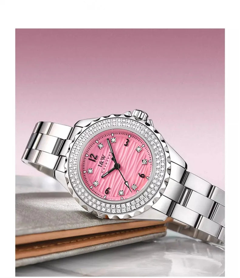 CARNIVAL Woman Fashion Quartz Wristwatches Ladies Brand Luxury Rose Gold Silver Watches Waterproof for Women Relojes De Mujer