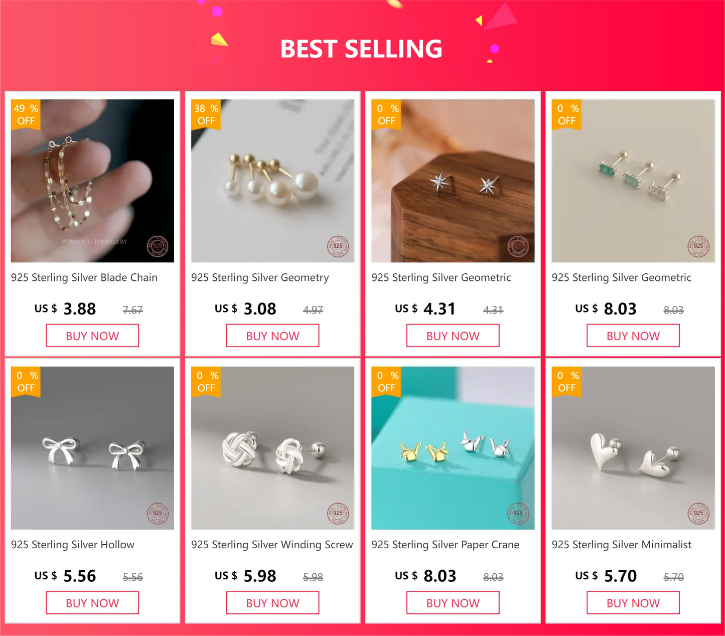 925 Sterling Silver Geometric Eight Star Stud Earrings for Women Funny Korean Zircon Small Earring Wedding Bride Luxury Jewelry