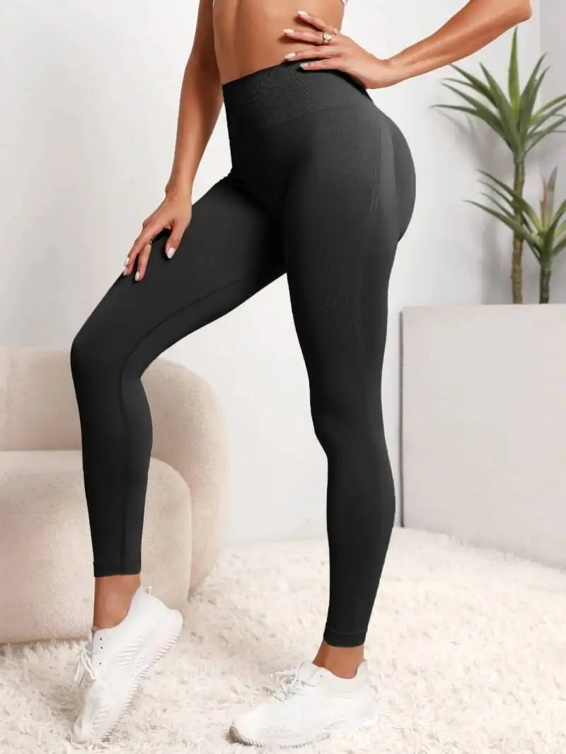 High Waist Seamless Compression Leggings for Women