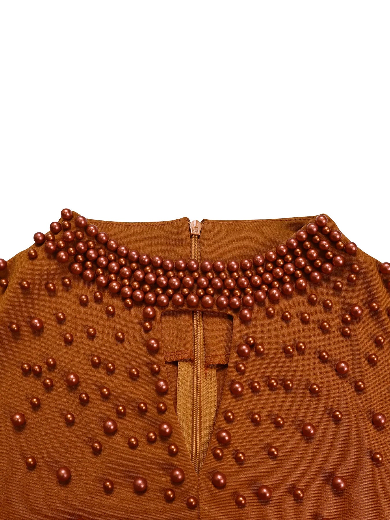 Fashionable High-collar Elegant Embroidered Large Dress Women Waist-shaping African Dress Trendy Plain Pattern Long Skirt
