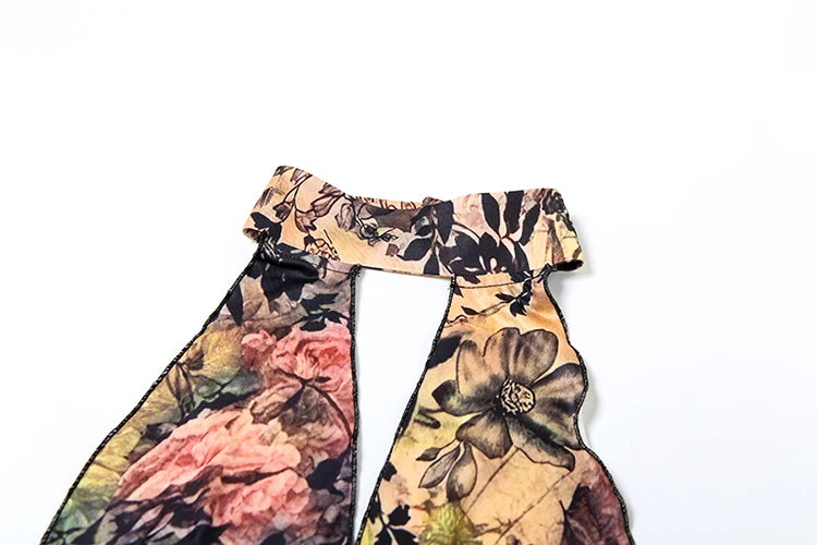 kliou Y2K Print Sexy Women 2 Piece Set Trend Sexy Hot High Street Halter Crop Tanks+Matchig Skirts Mujer Attractive Party Suits