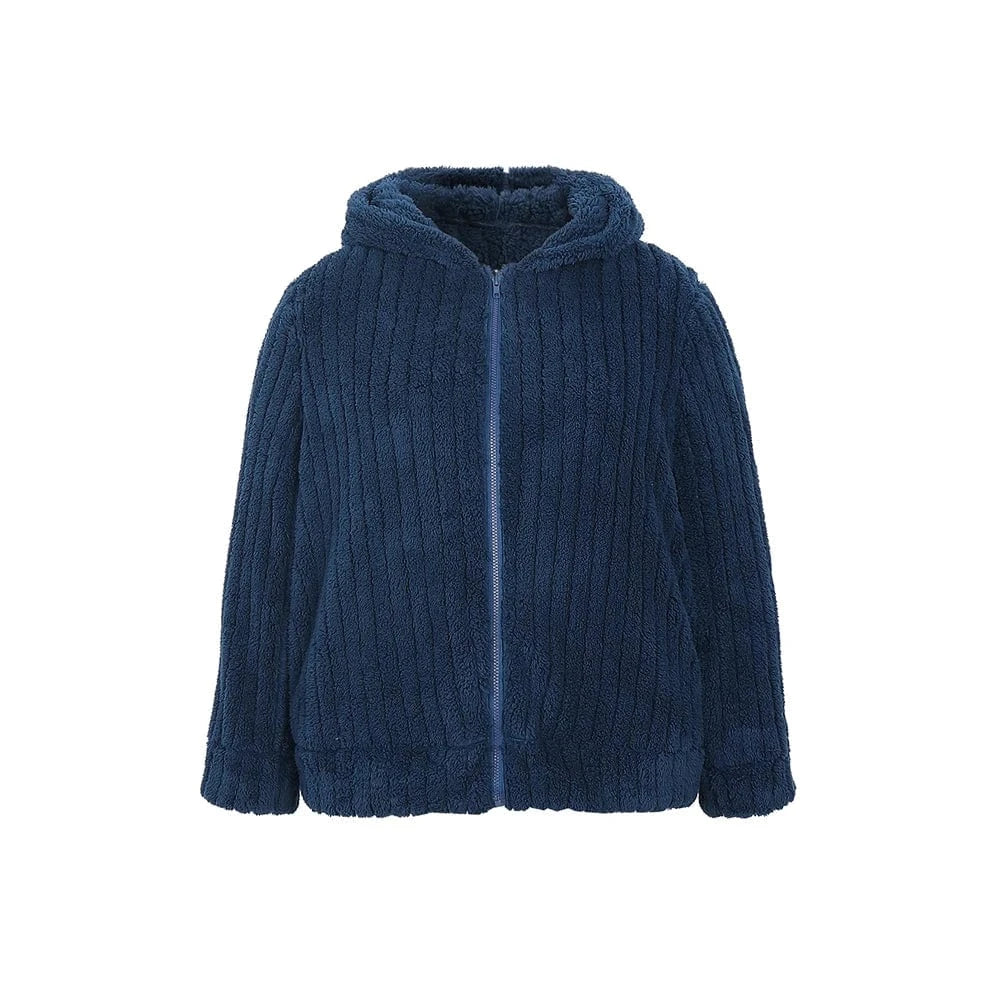 Plus Size 2024 New Women's Casual Hooded Jacket Zip Solid Colour Jacket Best Choice for Autumn and Winter